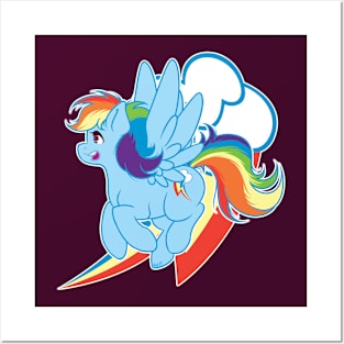 Loyal Rainbow Dash Posters and Art